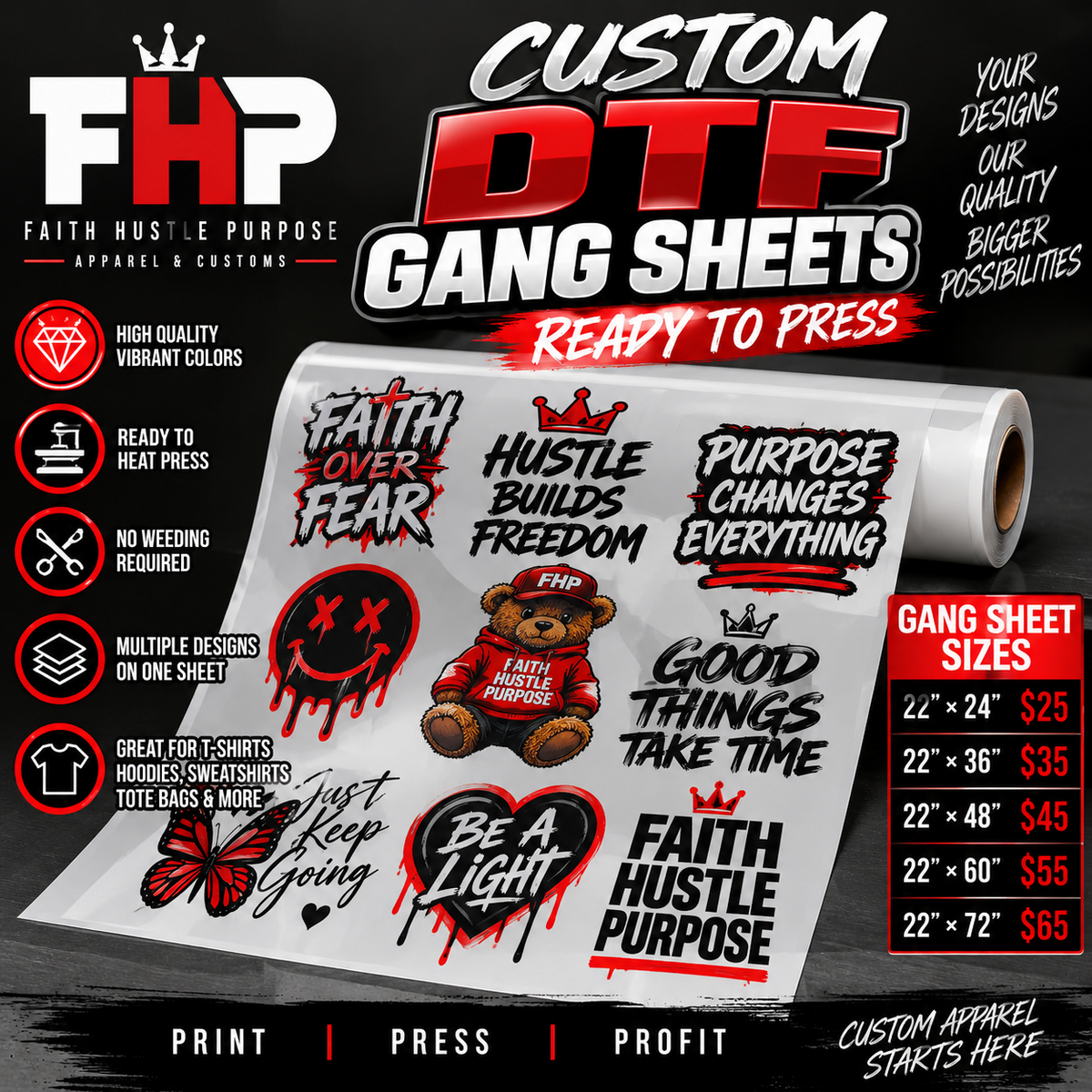 DTF GANG SHEETS